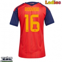 Spain Rodri Hernandez #16 Replica Home Shirt Ladies World Cup 2026 Short Sleeve